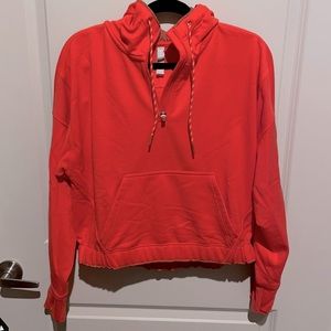 Athleta hooded quarter zip